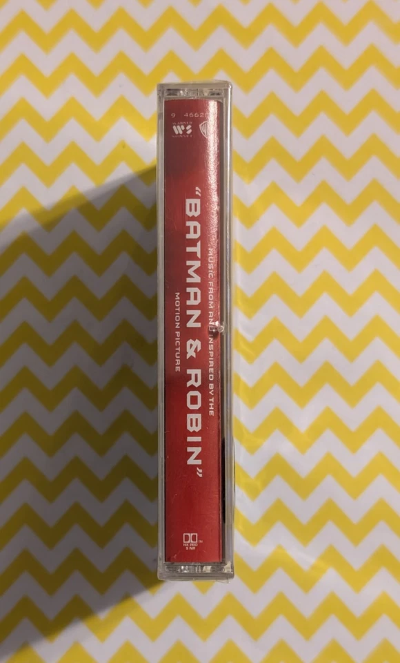 Batman & Robin Soundtrack (1997 Cassette) Smashing Pumpkins R.E.M. Goo - Sealed - Image 3 of 4