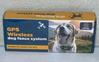 GPS Wireless Fence System Med Large Dog Collar Containment Adjustable Radius NEW