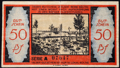 BREMEN 1921 XX-RARE 