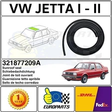 Volkswagen Jetta 2 Jetta Mk2 Sunroof Sliding Roof Seal Weatherstrip 321877209A