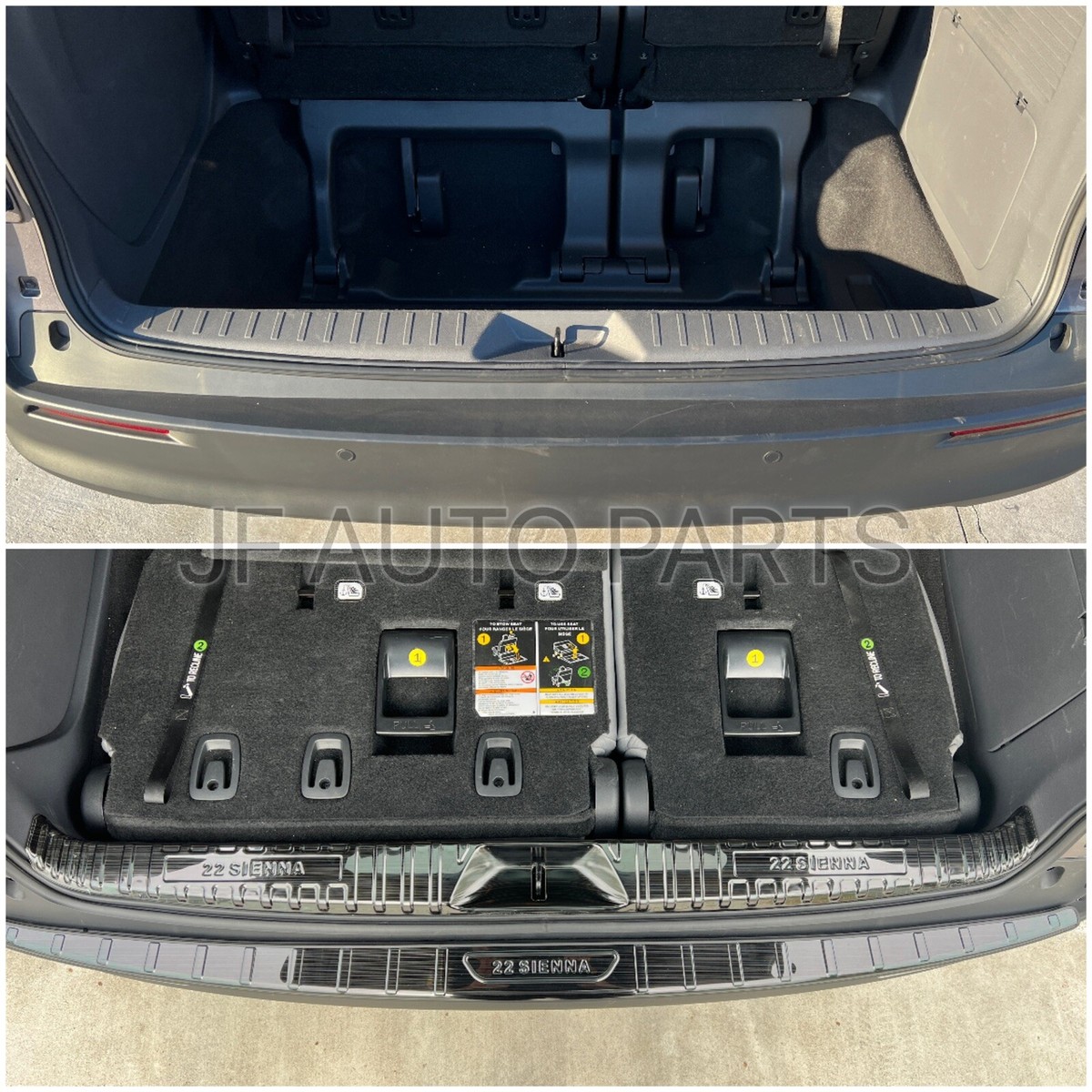 Speed Daddy Black Powder-Coated Double Bar Rear Bumper Protector For 11-16 Toyota Sienna XL30