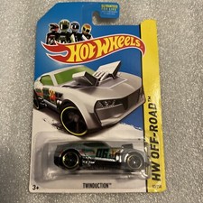 2013 Hot Wheels 83 HW Off-Road Drift Race TWINDUCTION Silver Variant New. B16