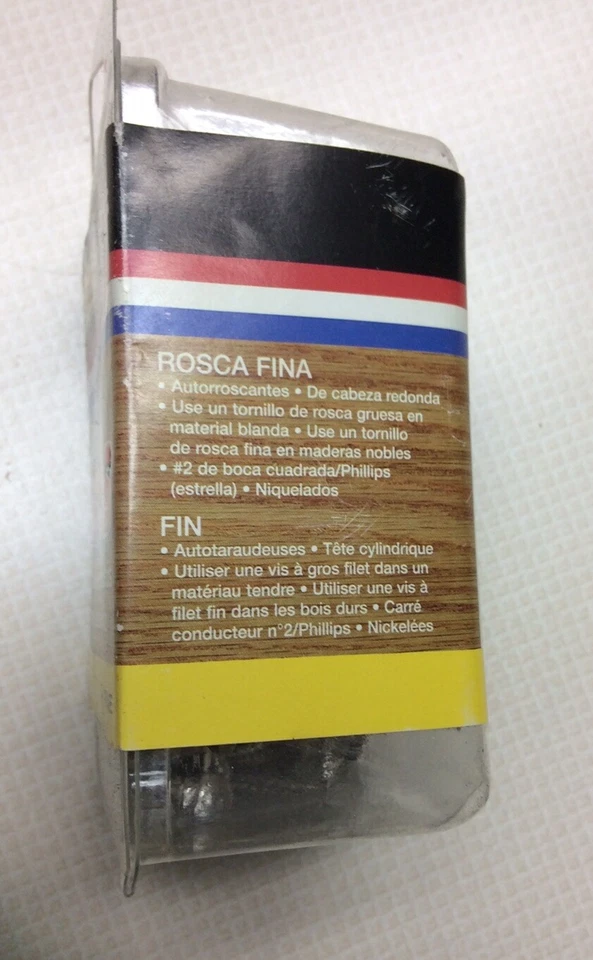 "Paquete de 100 tornillos de orificio de bolsillo General Tools 8498, rosca fina de 1-1/4""" Foto 4 de 4