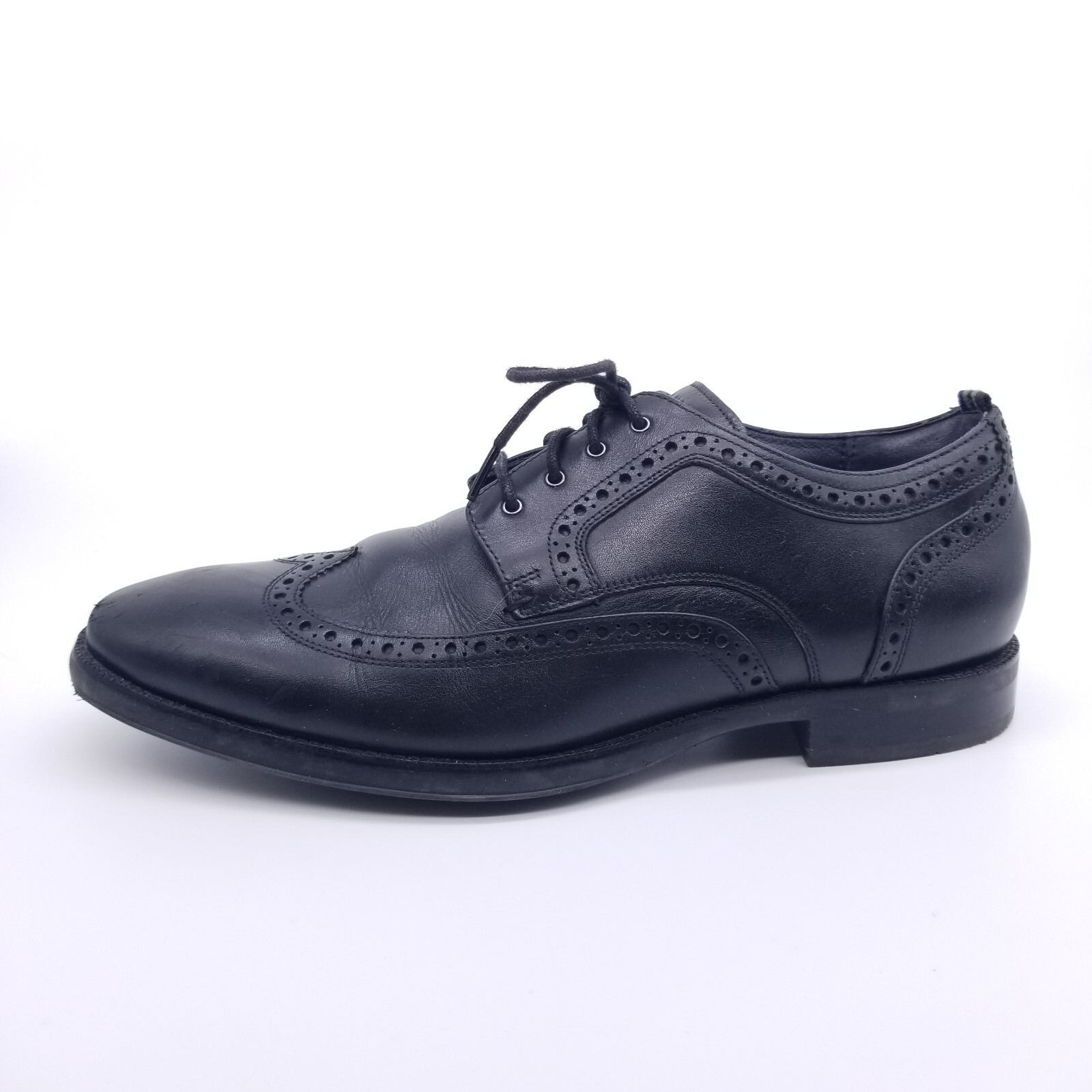 SAOLA Scarpe eleganti Cole Haan uomo 8 nere Oxford punta alare Grand 2.0 Jefferson C30629