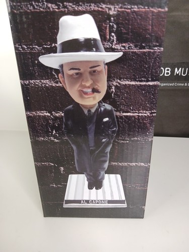 Al Capone Bobblehead Scarface Sammlerstück Gangster Syndikat Sammlerstück Mob M - Bild 4 von 8