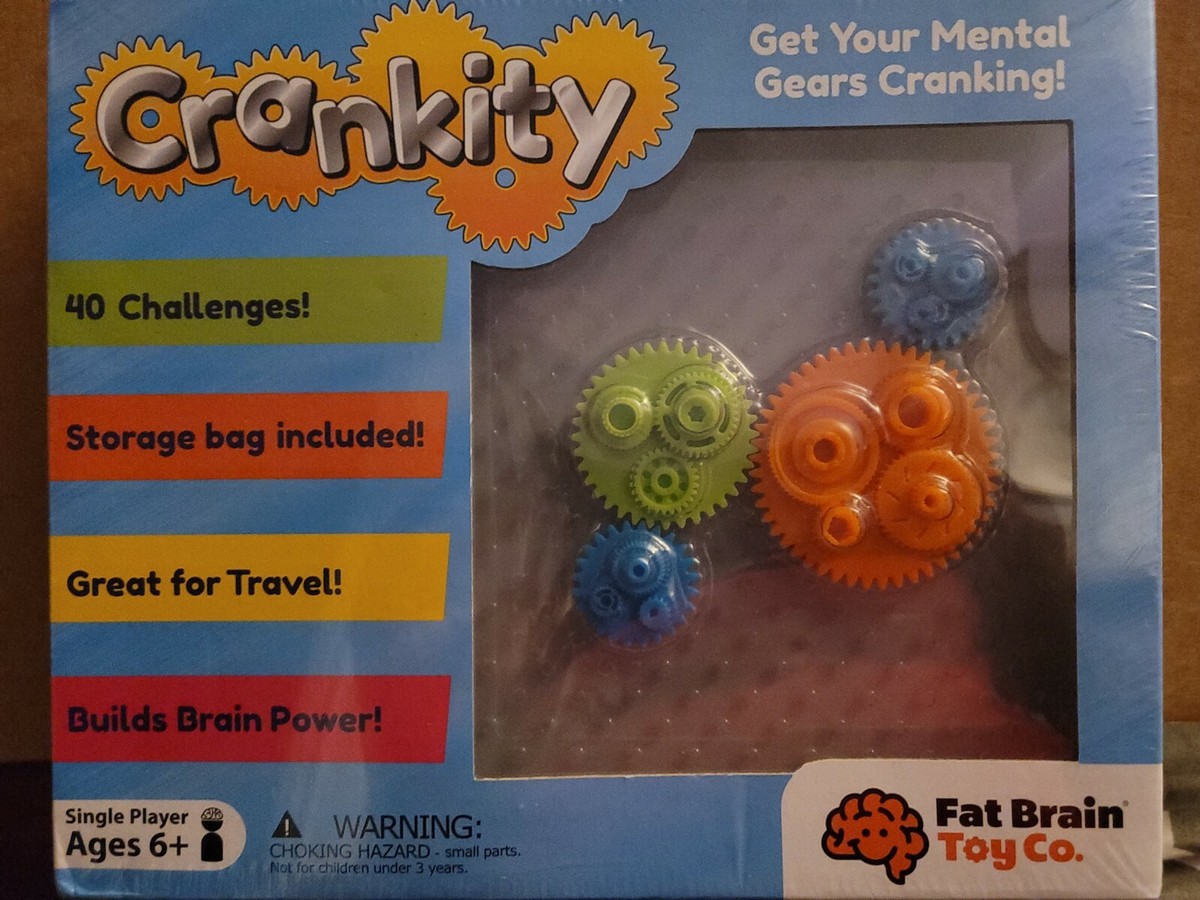 Fat Brain Toys Crankity Brainteaser Puzzles 40 Challenges Travel