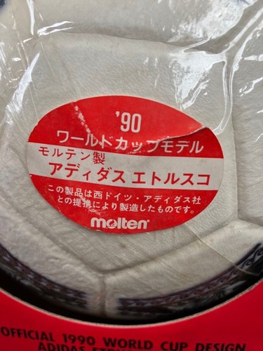 1990 World Cup adidas LIBERO molten Official Soccer Ball No. 5 from Japan - Picture 8 of 8