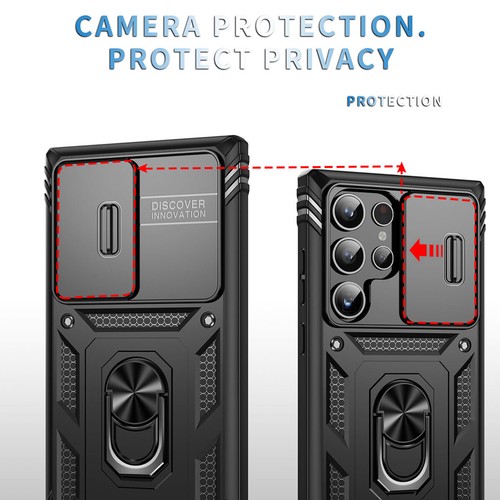 Coque support anneau pour Samsung Galaxy S25/S22+/S22 Ultra S24 FE S23 S24+ S21 - Photo 13 sur 31