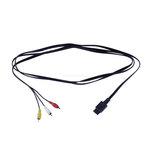 NEW Composite AV Cable Fits Nintendo Systems SNES Famicon N64 Gamecube Game RCA - Picture 3 of 3