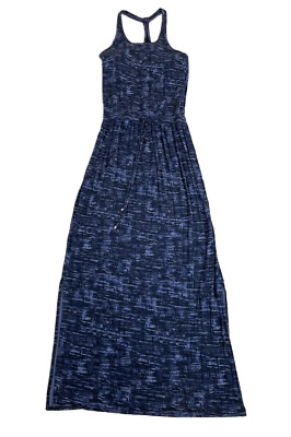 Athleta Cressida Maxi Dress Size XS Racer back Tank Maxi Built in Bra