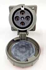 Pass & Seymour PS460R12-W 60A 125/250V Pin & Sleeve Receptacle