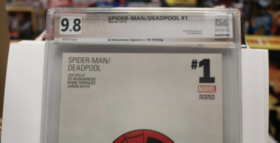 SPIDER-MAN/DEADPOOL #1 (2016) PGX 9.8, Ed McGuinness Autograph