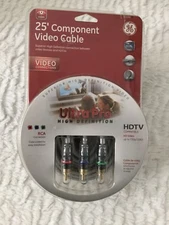 New GE # 87650 Ultra Pro HDTV Component Video 25' Cable