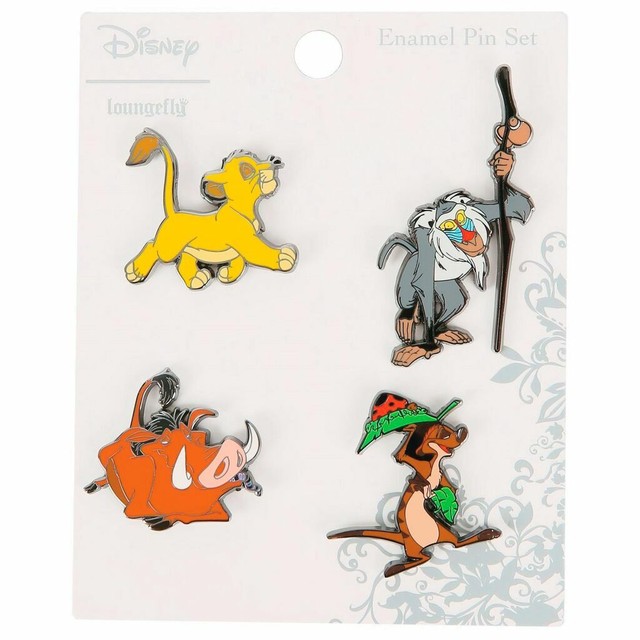 Loungefly Disney The Lion King Collectible Enamel Pins, Set of 4 eBay