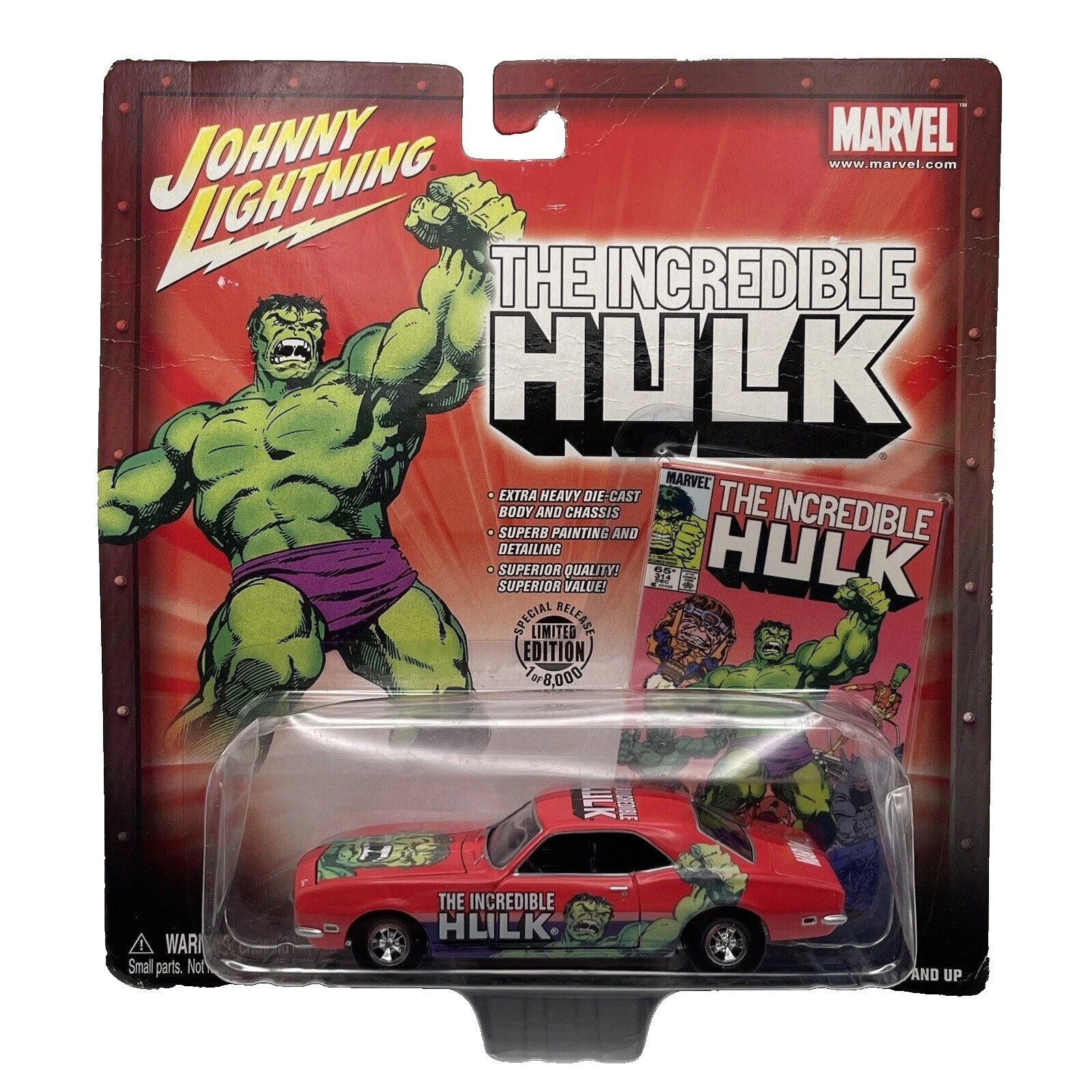 Incredible Hulk Contemporary Manufacture Diecast Cars, Trucks & Vans