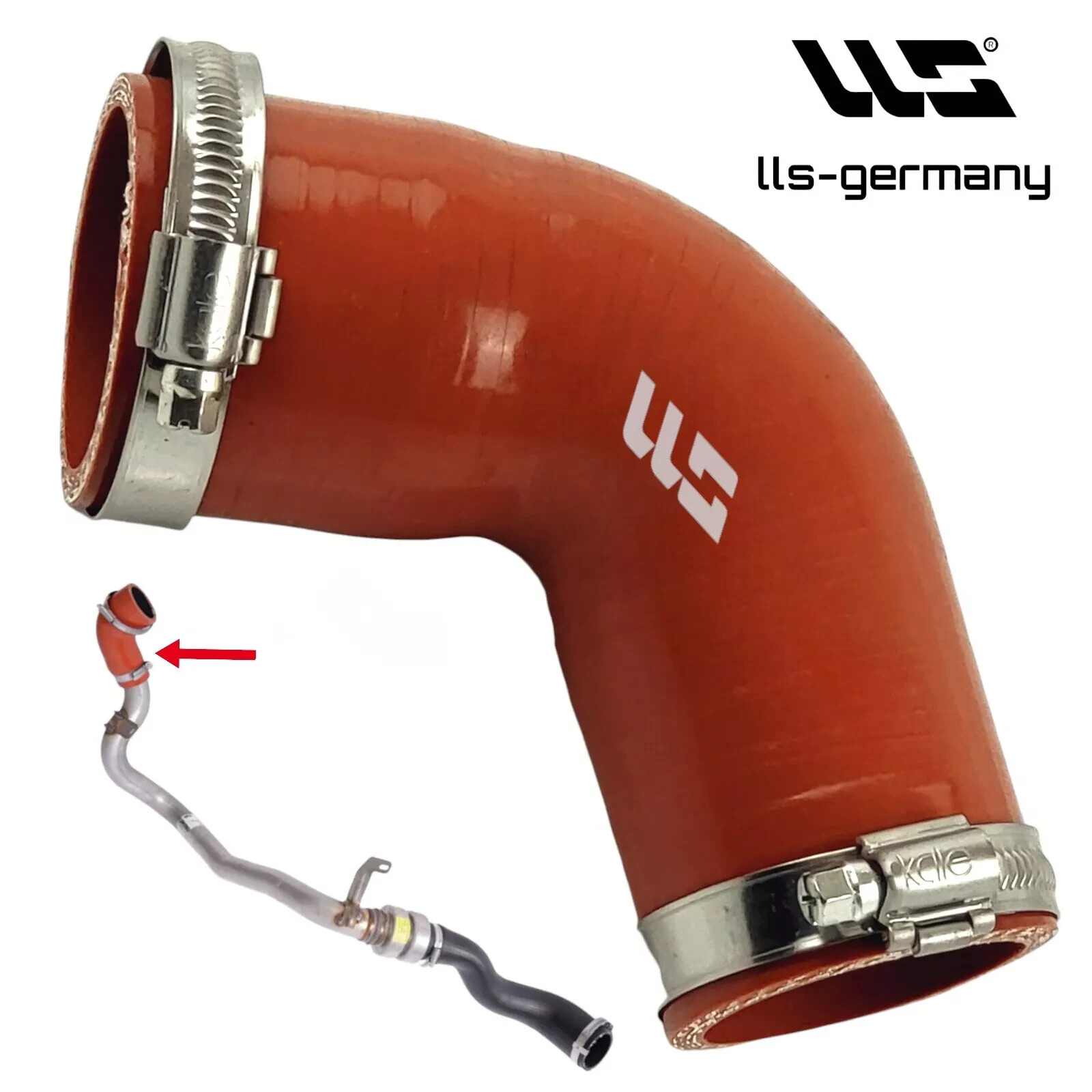 Turbo Hose Intercooler Hose For Range Rover Evoque 2.2 D LR041817-LR041818