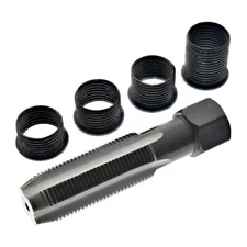 Spark Plug Thread Repair Kit, M14x1.25 mm, 5 pcs, incl. HSS Tap