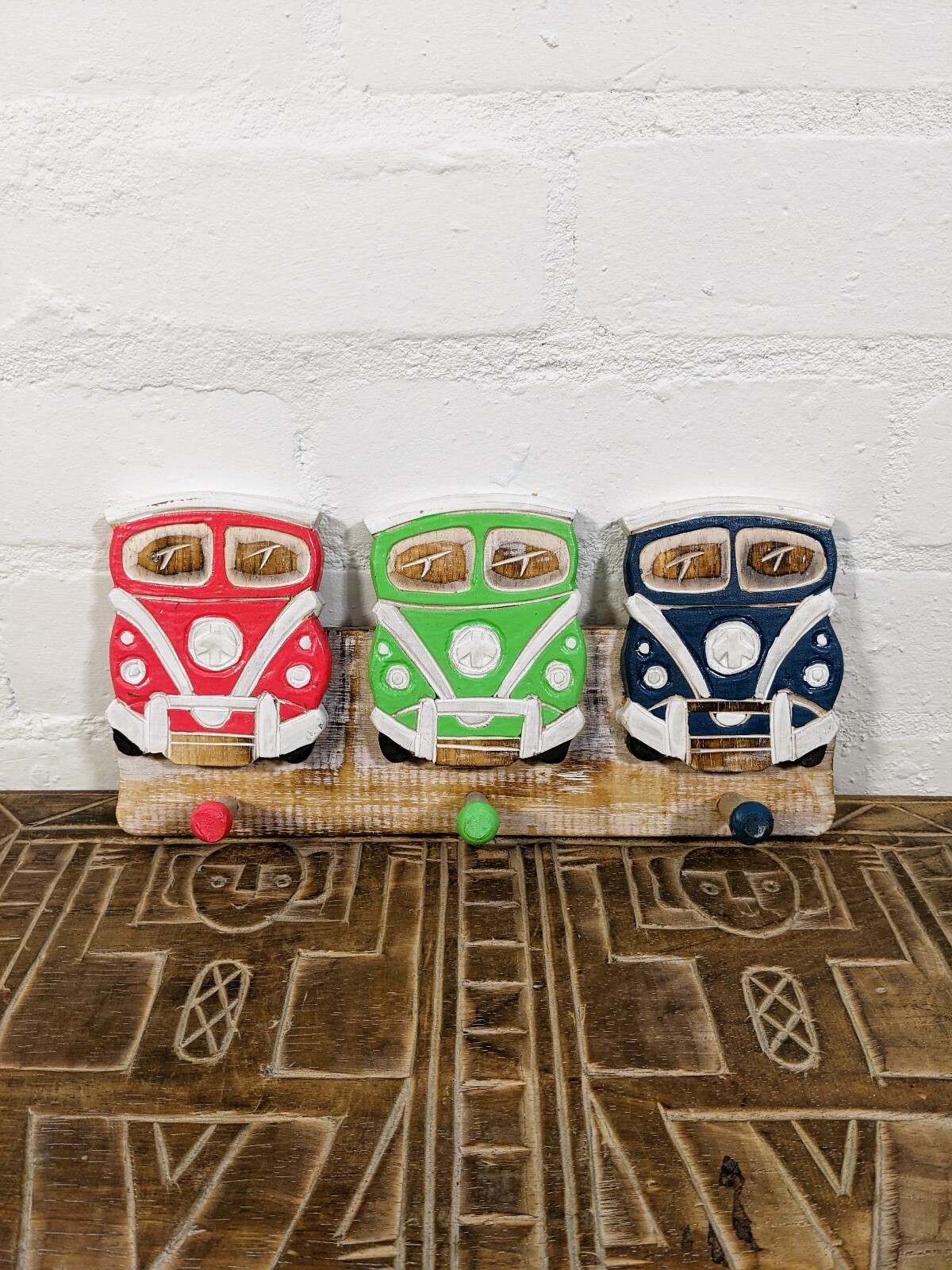 Gringo Fairtrade Wooden Campervan Coat Hanger