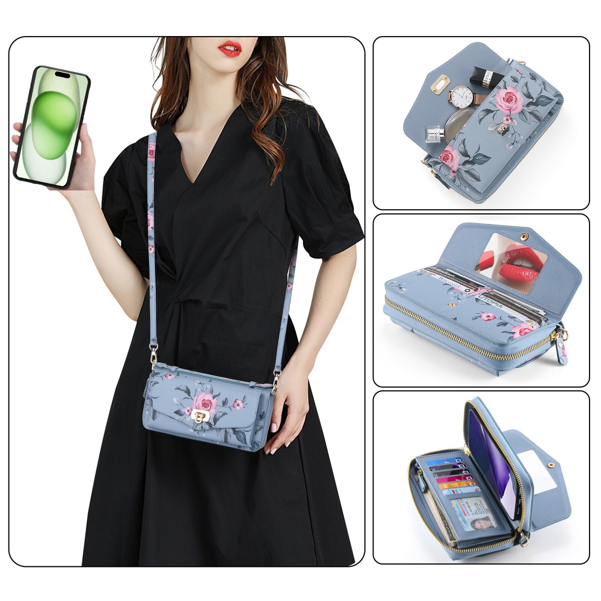 バッグ NOKIA Nokia 1.4/2.4/3.4/5.4/3.2/4.2/6.2/7.2 Case TPU+Flower Zipper