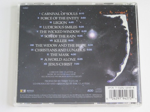 SAVIOUR MACHINE s/t same debut CD 1993 VERY RARE ORIGINAL USA 1st PRESS INTENSE! - Picture 7 of 10