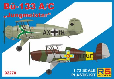 Bucker 133 A/C 1:72 Kunststoff Modell Kit Rs Models