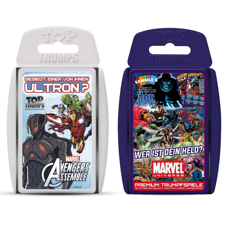 Thumbnail - Top Trumps Mit Verschiedenen Marvel- Superhelden Themen Neu