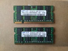 Mémoire RAM Samsung 1 Go 667 MHz DDR2 PC2-5300S M470T2953EZ3-CE6
