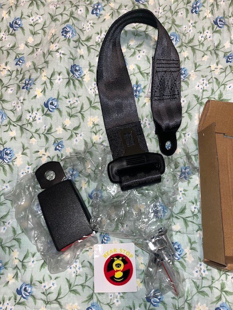 TRASH CAN LOCK for ANIMALS NEW No Bears BUCKLE TYPE Garbage Lid Belt BAND-image