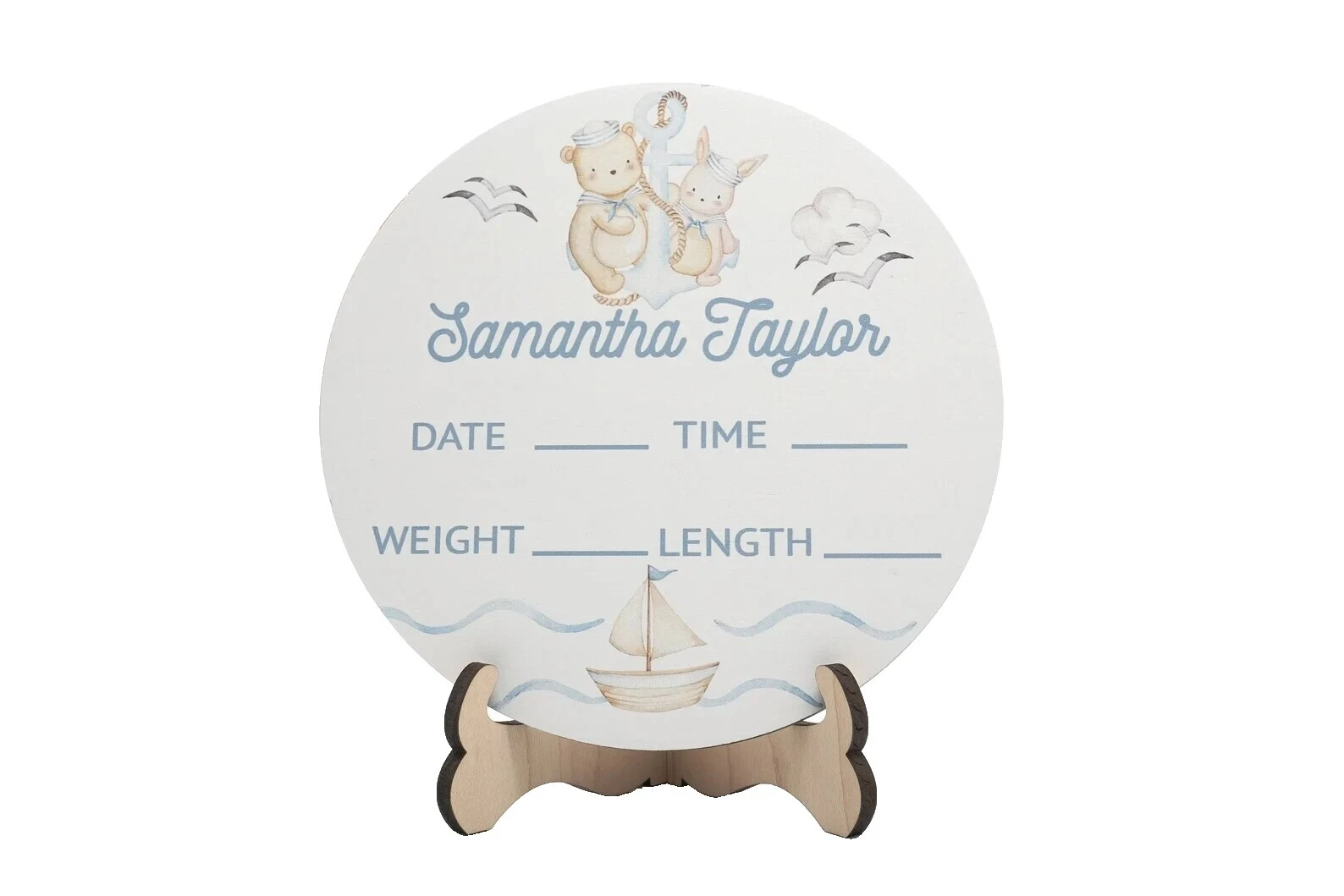 Recuerdos y anuncios de bebé náutica Unisex