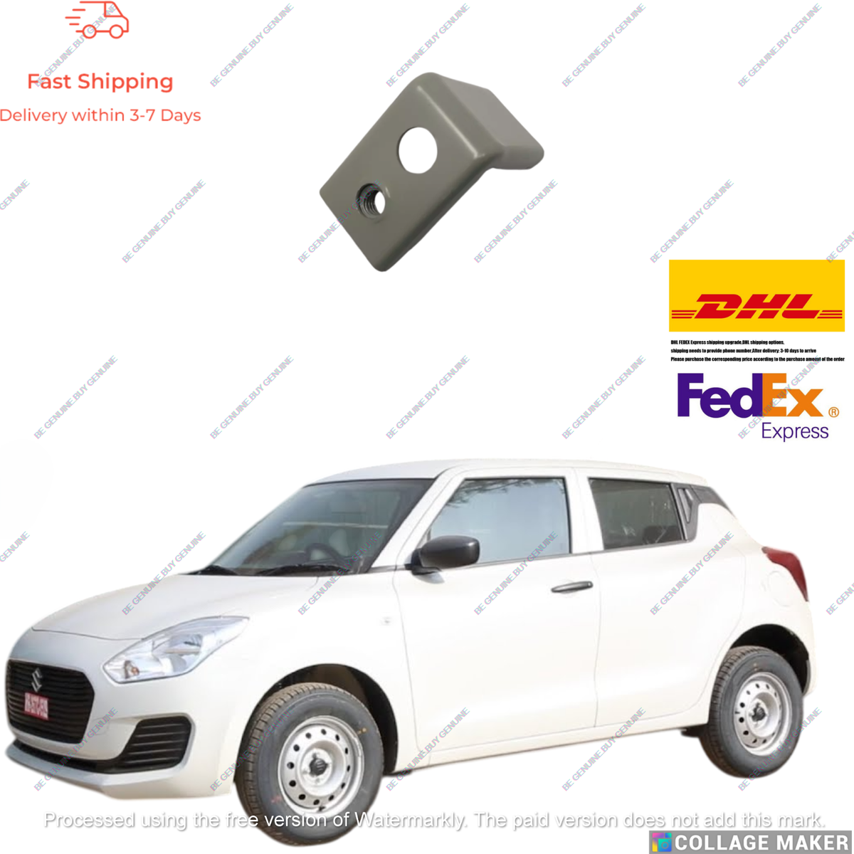64113M63J00 Lower Bracket Front Fender Fit For Suzuki Swift 2018