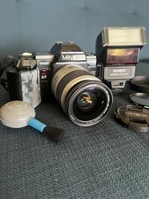 Konica Minolta Maxxum 7000AF 35mm Film Camera w/ 28-80 Zoom Lens, Flash, Filter