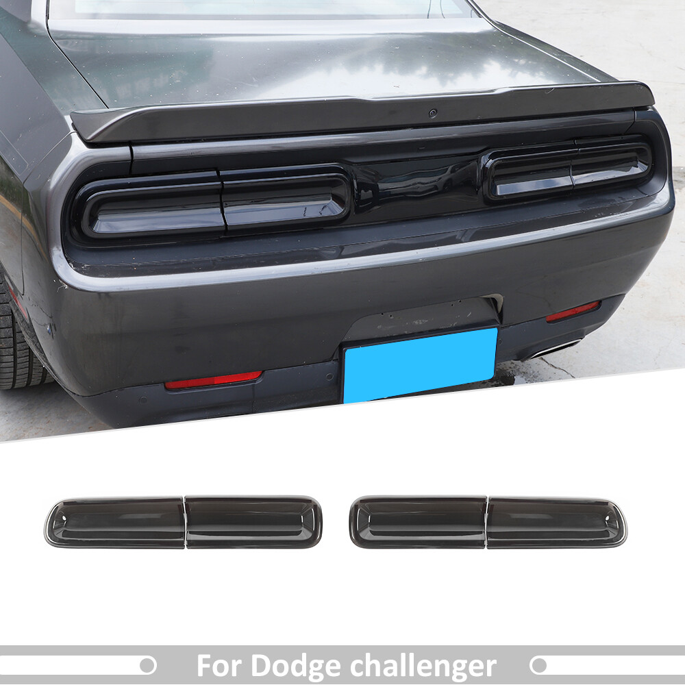 🔥Rear Tail Light Lamp Cover Trim Accessories for 15+ Dodge Challenger Blackened