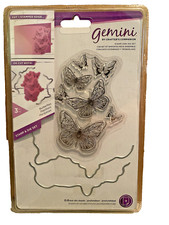 Gemini Crafter's Companion BUTTERFLIES 3 Piece Stamp and Die Set