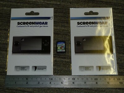 TEARAWAY - SONY PLAYSTATION PS VITA Original Game Cartridge Displayschutz Set