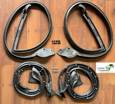 1970-1981 Camaro Firebird Trans Am Weatherstrip Kit 4pc Door Roof Rail SoffSeal