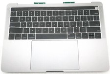 OEM A1989 Top Case Keyboard Battery MacBook Pro 13" 2018 2019 Silver Grade B