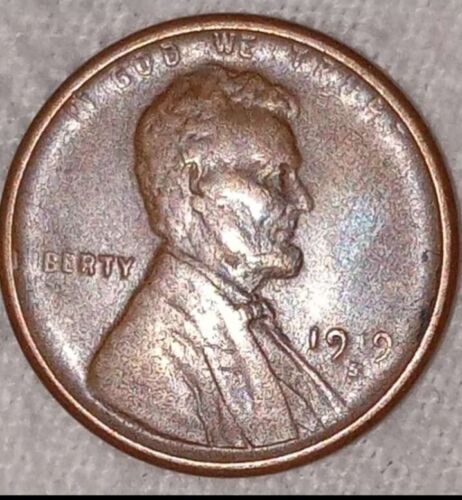 1919s Wheat Cent Penny Liberty Error, Date Error, Mint Mark S Over?