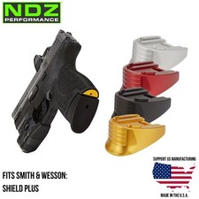 NDZ Smith & Wesson S&W Shield Plus Extended Magazine Floor Plate Aluminum