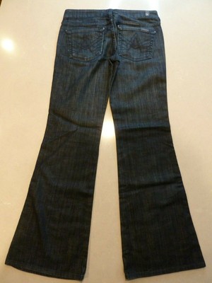 Seven 7 For All Mankind Jeans A pocket Bootcut size 25 W30 I29 R8 C9.5 USA  | eBay