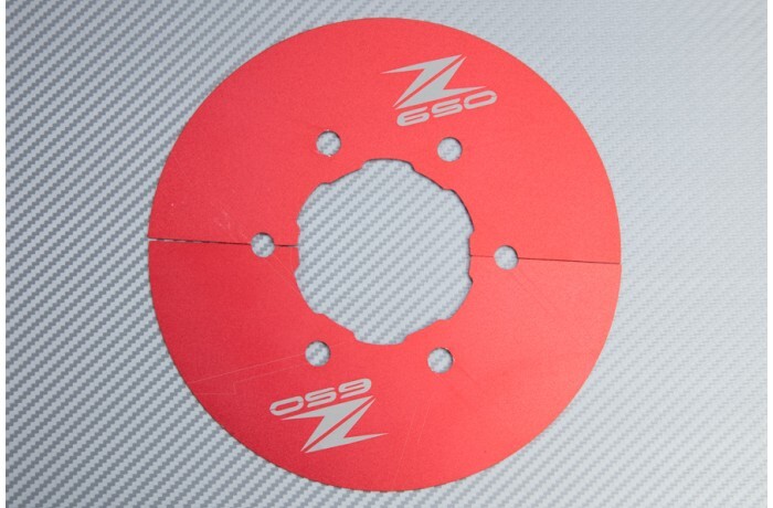 Carter de poulie alu anodisé rouge pour NINJA 650 2021