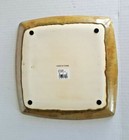 CASUAL HOME Ceramic Gold Green Platter BEAUTIFUL GLAZE 11.5" Square — photo 4