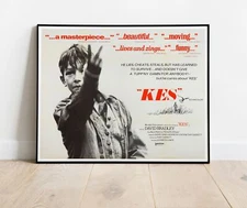 Kes Repro Classic Ken Loach Movie Poster  - 30"x24"  