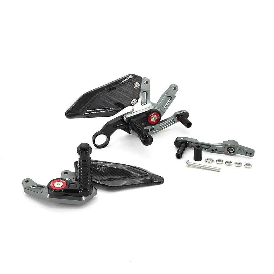 Kit reposapiés trasero ajustable para BMW S1000RR S1000R 2015-2019 Foto 3 de 4