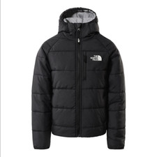 GIUBBINO PIUMINO RAGAZZO THE NORTH FACE REVERSE NF0A5GC80GY NERO ORIGINAL AI2023