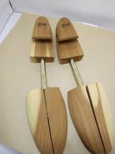 Johnston  Murphy J M Adjustable Cedar Wood Shoe Keepers Stretchers Sz Large