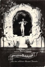 Vintage Postcard Photo RPPC Wien Johann Strauss Monument 1960s Vienna Austria