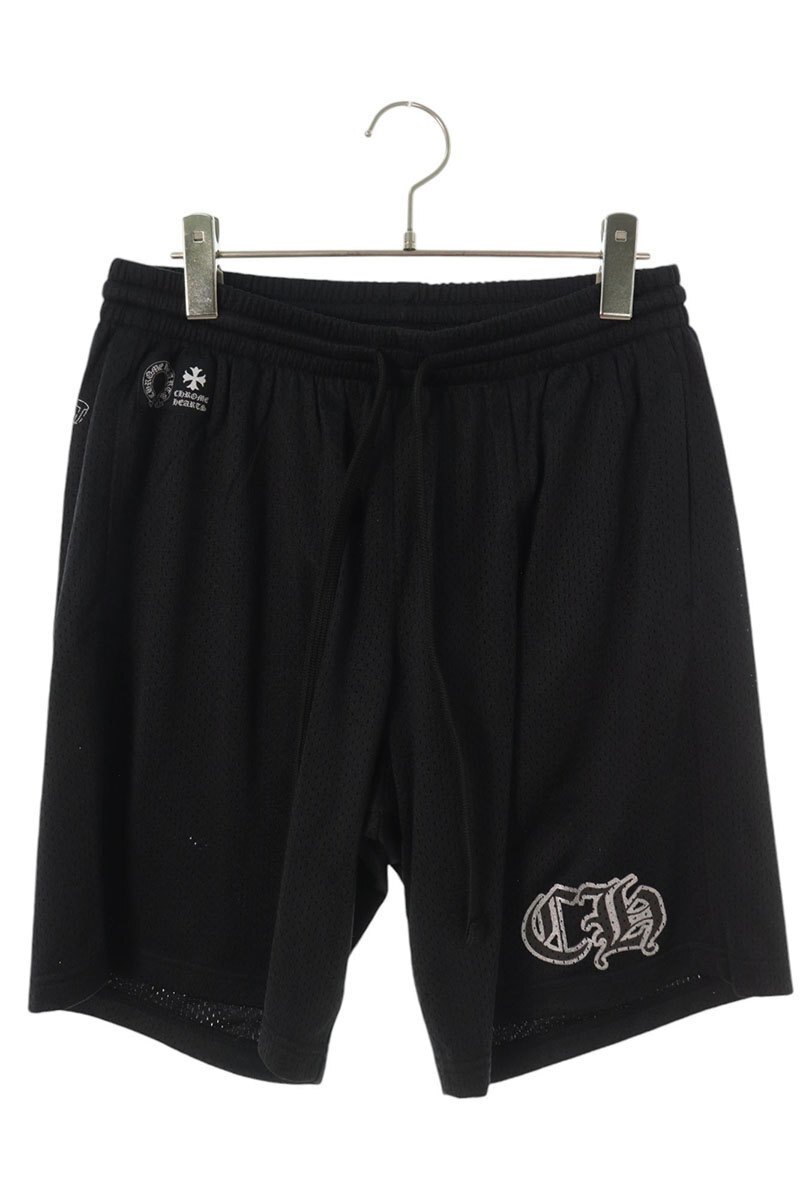 Chrome Hearts Size M Mesh Varsity Shorts Chjigglypuff Black | eBay