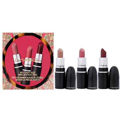 Best Kept Kiss Mini Lipstick Trio by MAC for Women - 3 Pc Kit Set | eBay Best Kept Kiss Mini Lipstick Trio by MAC for Women - 3 Pc Kit Set | eBay