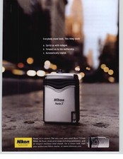 2011 Nikon Nuvis S Camera Promo Vintage Print Ad Street level Pop Art Photo