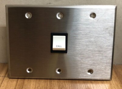 Chily Call Button Rocker Switch with Leviton Stainless Steel Wallplate